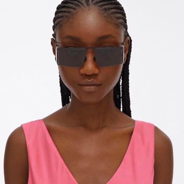 sunglasses flat black frame women oversize for men clear side wide temples, White;black
sunglasses flat black frame women oversize for men clear side wide temples, White;black