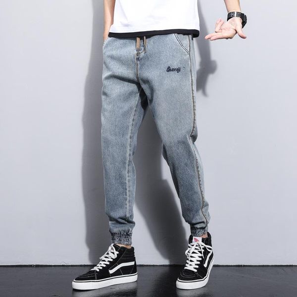 men's jeans 2021 baggy cargo fashion harlan cotton streetwear harajuku pants joggers elastic waist trousers male - 4xl, Blue
men's jeans 2021 baggy cargo fashion harlan cotton streetwear harajuku pants joggers elastic waist trousers male - 4xl, Blue