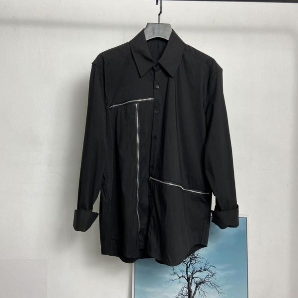 men's casual shirts harajuku men long sleeve zipper design hip hop spring single breasted square collar male plus size 2xl, White;black
men's casual shirts harajuku men long sleeve zipper design hip hop spring single breasted square collar male plus size 2xl, White;black