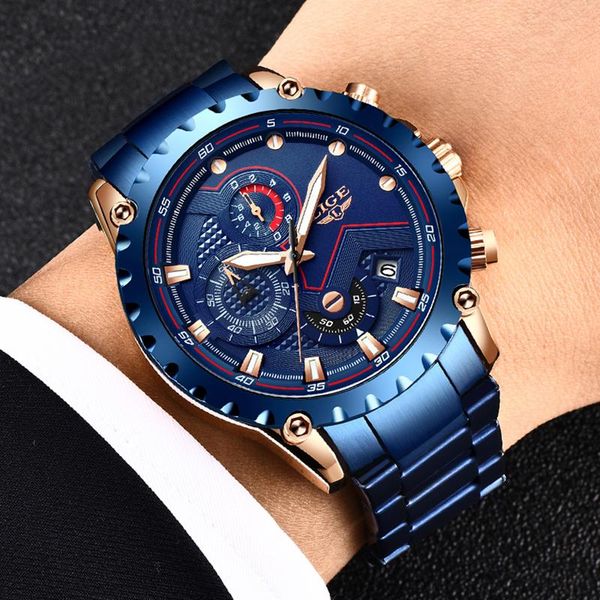 wristwatches 2021 lige watches mens waterproof analog quartz clock fashion stainless steel watch men sport relogio masculin, Slivery;brown
wristwatches 2021 lige watches mens waterproof analog quartz clock fashion stainless steel watch men sport relogio masculin, Slivery;brown