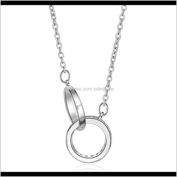 necklaces & pendants jewelry drop delivery 2021 pendant necklace two ring circle caving love letter zircon rose gold imitation rhodium plate, Silver
necklaces & pendants jewelry drop delivery 2021 pendant necklace two ring circle caving love letter zircon rose gold imitation rhodium plate, Silver