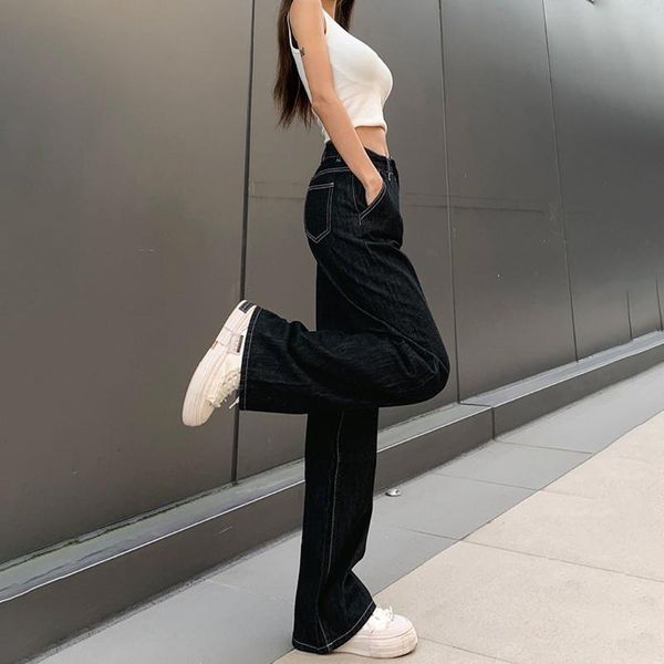 women's jeans autumn fashion y2k streetwear pocket cargo denim vintage straight trousers mom boyfriends high waist pants, Blue
women's jeans autumn fashion y2k streetwear pocket cargo denim vintage straight trousers mom boyfriends high waist pants, Blue