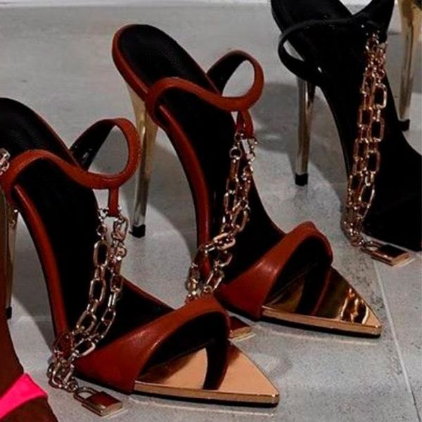 sandals women's fashion style high-heeled female electroplated heels women chain lace up outdoor footwear shoes, Black
sandals women's fashion style high-heeled female electroplated heels women chain lace up outdoor footwear shoes, Black