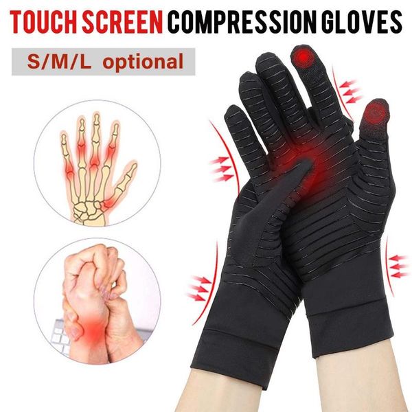 womens mens fiber therapy compression gloves hand arthritis joint pain relief full finger touch screen wrist support, Black;red
womens mens fiber therapy compression gloves hand arthritis joint pain relief full finger touch screen wrist support, Black;red