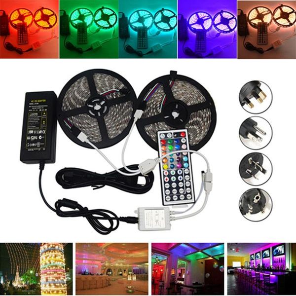 jiguoor 10m smd waterproof rgb 600 led strip light + ir controller cable adapter dc12v strips
jiguoor 10m smd waterproof rgb 600 led strip light + ir controller cable adapter dc12v strips