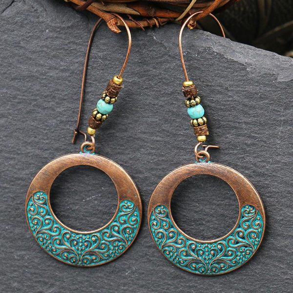 dangle & chandelier vintage boho drop earrings for women geometric round hollow carved flower retro personality jewelry accessories, Silver
dangle & chandelier vintage boho drop earrings for women geometric round hollow carved flower retro personality jewelry accessories, Silver