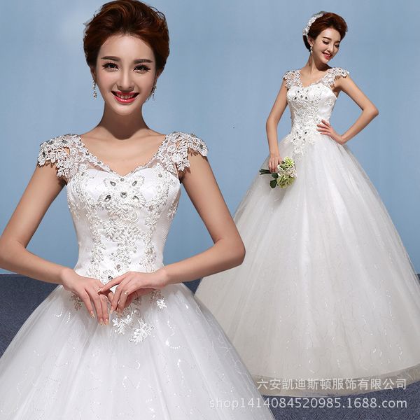 2021 summer wedding high-end drs white neat bridal bandage double shoulder diamond lace princs wedding drs
2021 summer wedding high-end drs white neat bridal bandage double shoulder diamond lace princs wedding drs