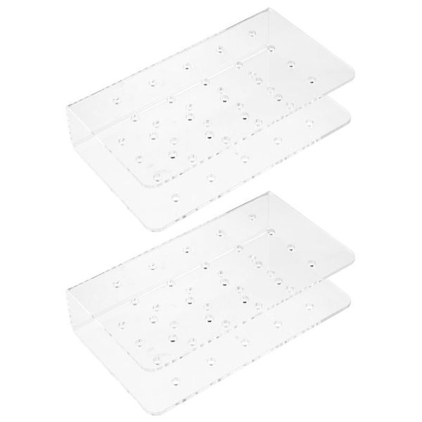 hooks & rails 2pcs 20 holes lollipop display stands wedding dessert brackets (transparent)
hooks & rails 2pcs 20 holes lollipop display stands wedding dessert brackets (transparent)