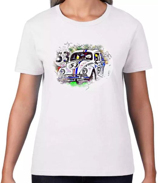fan 1968 vw herbie 53 beetle classic art graphic design t shirt., White;black
fan 1968 vw herbie 53 beetle classic art graphic design t shirt., White;black