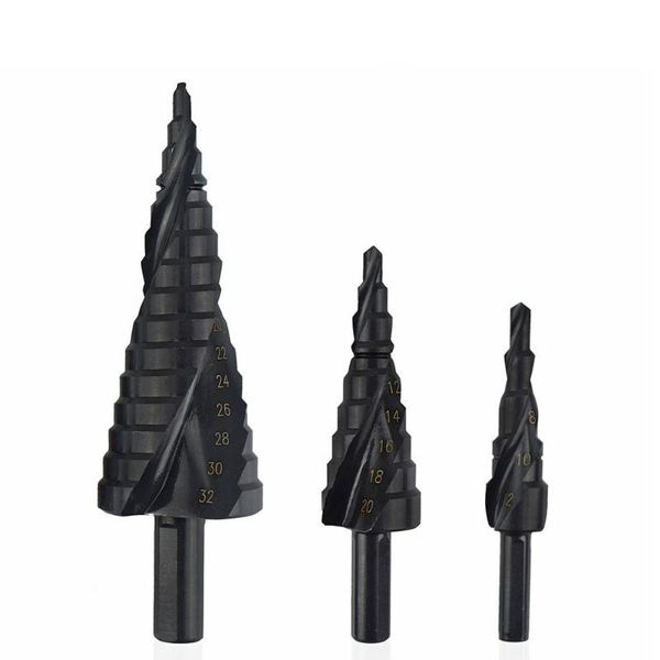 professional drill bits 3pcs 4-32mm hss cobalt step bit set nitrogen high speed steel spiral for metal cone triangle shank hole cutter
professional drill bits 3pcs 4-32mm hss cobalt step bit set nitrogen high speed steel spiral for metal cone triangle shank hole cutter