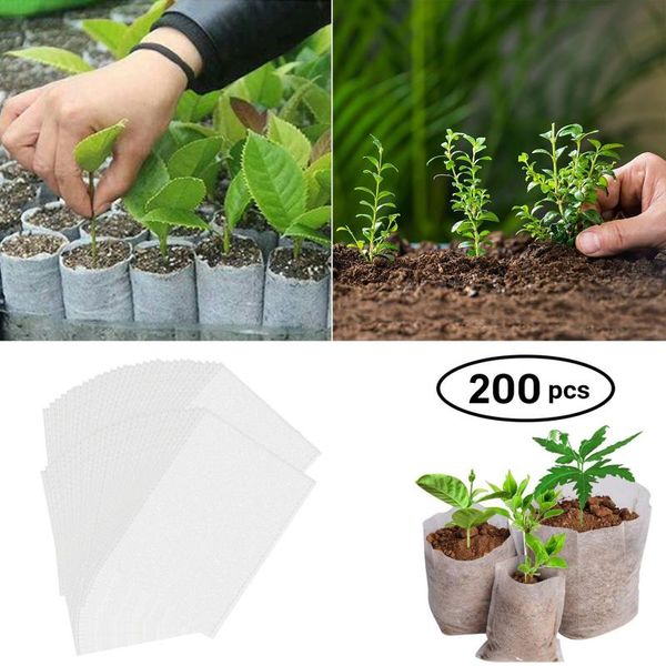 4# 200pcs biodegradable non-woven nursery bags plant grow fabric seedling pots eco-friendly garden planting 8 * 10 cm planters
4# 200pcs biodegradable non-woven nursery bags plant grow fabric seedling pots eco-friendly garden planting 8 * 10 cm planters