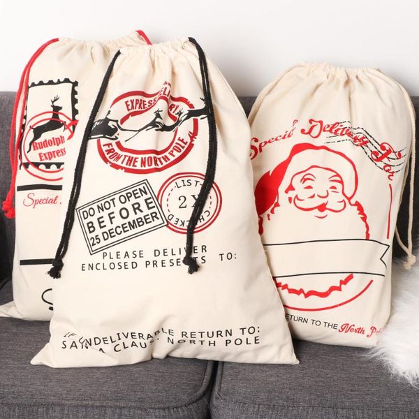 christmas decorations 19x 27inch santa sacks xmas presents storage drawstring canvas claus reindeer gift bag supplies
christmas decorations 19x 27inch santa sacks xmas presents storage drawstring canvas claus reindeer gift bag supplies