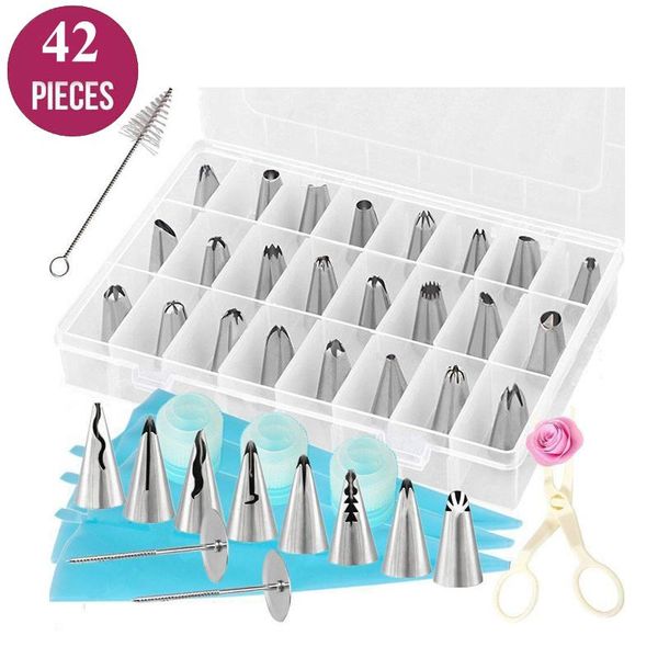 baking & pastry tools meibum 42pcs cake decorating icing piping tips scraper nozzles converter cream bag confectionery dessert
baking & pastry tools meibum 42pcs cake decorating icing piping tips scraper nozzles converter cream bag confectionery dessert