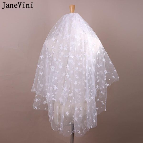 bridal veils janevini ivory short wedding with comb elbow length veil star pattern romantic tulle two layer bruids haardeco, Black
bridal veils janevini ivory short wedding with comb elbow length veil star pattern romantic tulle two layer bruids haardeco, Black