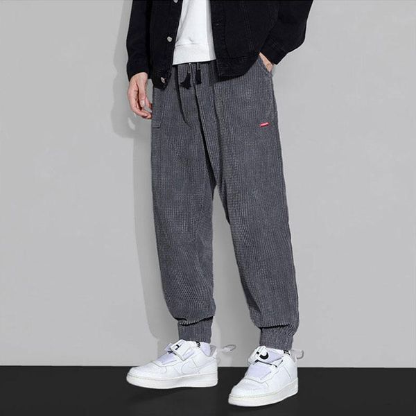 men's jeans japanese style fashion men loose fit vintage designer casual corduroy pants streetwear hip hop joggers cargo, Blue
men's jeans japanese style fashion men loose fit vintage designer casual corduroy pants streetwear hip hop joggers cargo, Blue