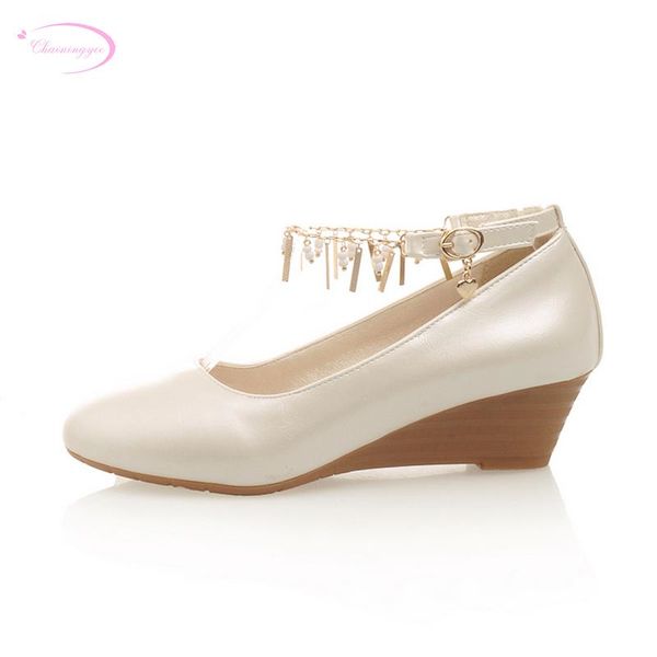 dress shoes chainingyee ol party comfortable round toe pump fashion metal chain belt buckle diamond wedge med with women's mary jane, Black
dress shoes chainingyee ol party comfortable round toe pump fashion metal chain belt buckle diamond wedge med with women's mary jane, Black