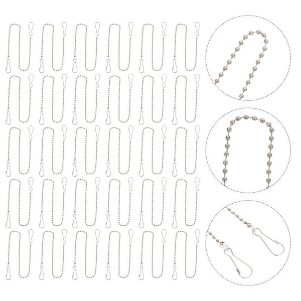 hooks & rails 50pcs poster pole chains flag hanging metal