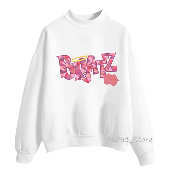women's hoodies & sweatshirts love bratz pink lips print jumper women clothes 2021 vogue graphic harajuku sudadera mujer long-sleeved t, Black
women's hoodies & sweatshirts love bratz pink lips print jumper women clothes 2021 vogue graphic harajuku sudadera mujer long-sleeved t, Black