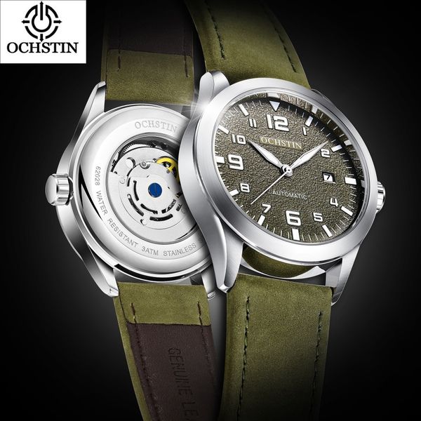 luxury brand ochstin automatic watch men waterproof date sport leather mechanical wrist male clock fashion relogio, Silver
luxury brand ochstin automatic watch men waterproof date sport leather mechanical wrist male clock fashion relogio, Silver