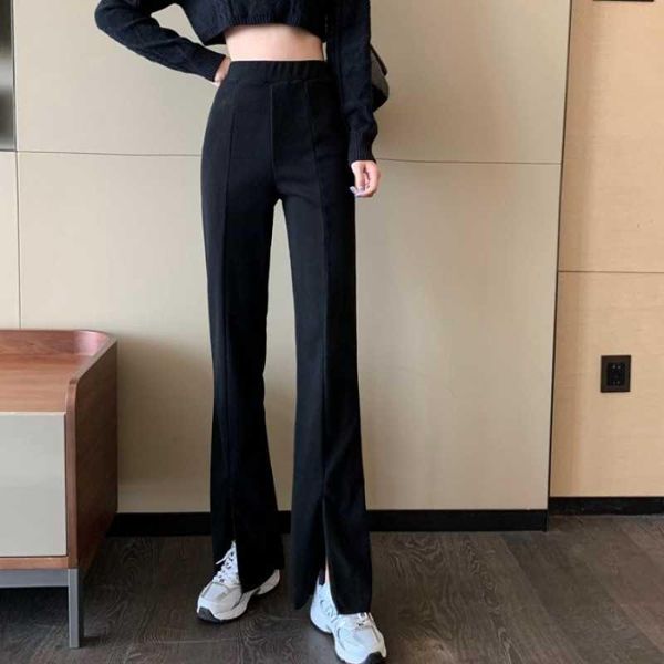 women's pants & capris straight 2021 autumn trousers women high waist winter office loose suit plus size black pant korean solid wide l, Black;white
women's pants & capris straight 2021 autumn trousers women high waist winter office loose suit plus size black pant korean solid wide l, Black;white