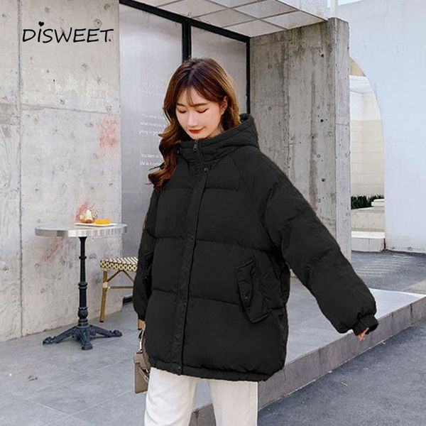 down hooded solid woman simple loose single-breasted big pocket jacket women autumn winter warm slim women's parkas, Black
down hooded solid woman simple loose single-breasted big pocket jacket women autumn winter warm slim women's parkas, Black