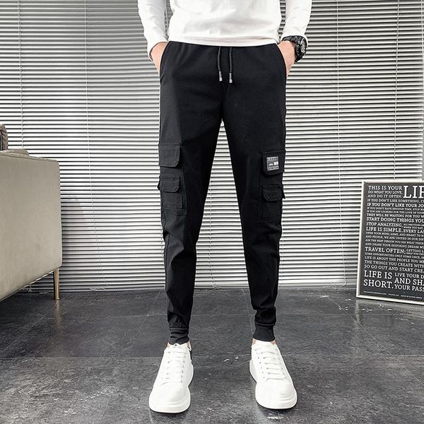 men's pants autumn black men clothing 2022 casual joggers simple side pockets decor slim fit hip hop trousers streetwear
men's pants autumn black men clothing 2022 casual joggers simple side pockets decor slim fit hip hop trousers streetwear