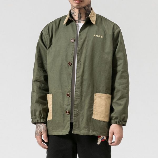 2021 autumn and winter men's loose hero retro print chinese style mid-length jacket jacket men's casual cotton, Black;brown
2021 autumn and winter men's loose hero retro print chinese style mid-length jacket jacket men's casual cotton, Black;brown