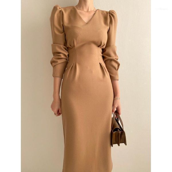 casual dresses women vintage solid color elegant office work vestidos business party bodycon slim pencil dress1, Black;gray
casual dresses women vintage solid color elegant office work vestidos business party bodycon slim pencil dress1, Black;gray