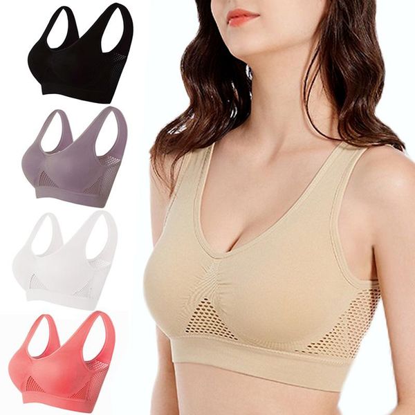 women sports bra breathable mesh crop push up gym fitness sport underwear female seamless running yoga outfit
women sports bra breathable mesh crop push up gym fitness sport underwear female seamless running yoga outfit
