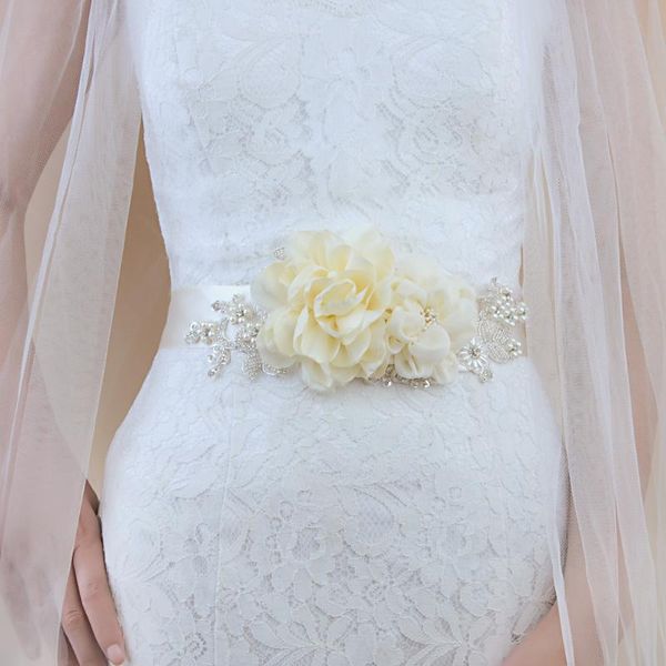 wedding sashes trixy s172 beaded rhinestone flowers belts dress accessories bridal bride waistband sash, White
wedding sashes trixy s172 beaded rhinestone flowers belts dress accessories bridal bride waistband sash, White