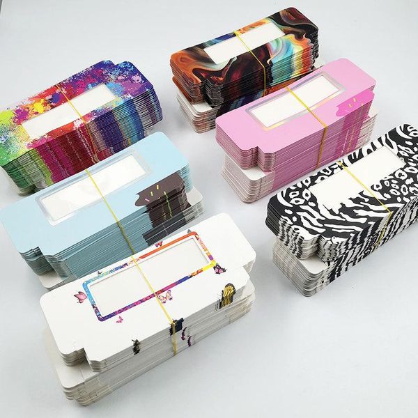false eyelashes wholesale 50pcs eyelash packing box blank package multicolor paper customized flash make up
false eyelashes wholesale 50pcs eyelash packing box blank package multicolor paper customized flash make up