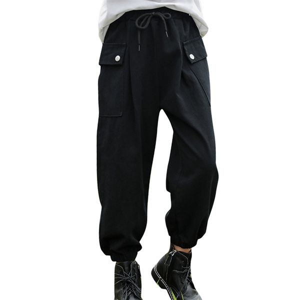 girls cargo pants pockets kids sport solid color sweatpants for children autumn spring girl clothes 210527, Blue
girls cargo pants pockets kids sport solid color sweatpants for children autumn spring girl clothes 210527, Blue
