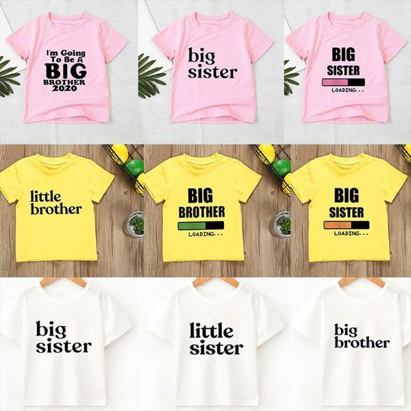 arrivals little sister big brother printing girls clothes harajuku baby girl shirts short sleeve boys t kids shirt, Blue
arrivals little sister big brother printing girls clothes harajuku baby girl shirts short sleeve boys t kids shirt, Blue