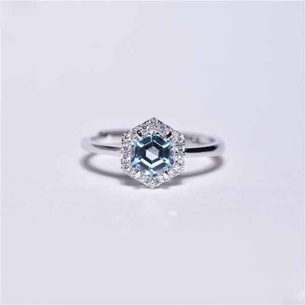 cluster rings original designer craftsmanship sky blue moonstone hexagonal opening adjustable ring face shines charm female silver jewelry, Golden;silver
cluster rings original designer craftsmanship sky blue moonstone hexagonal opening adjustable ring face shines charm female silver jewelry, Golden;silver