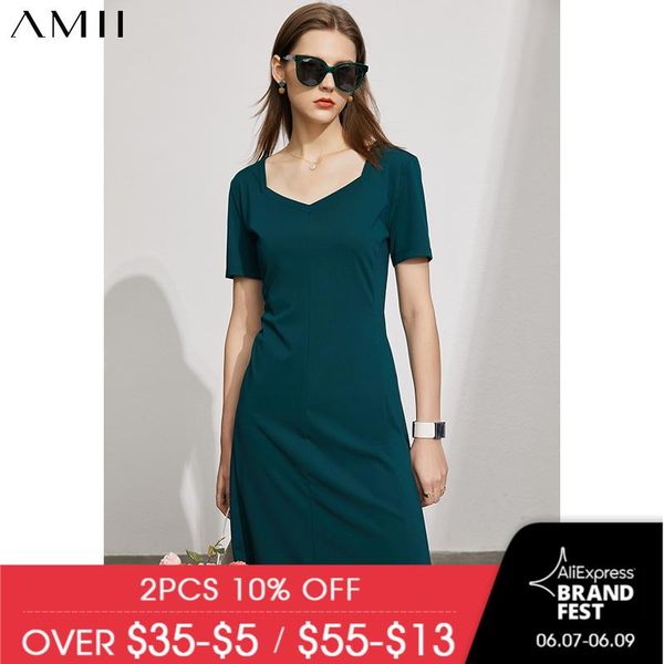 casual dresses amii minimalism summer dress for women offical lady solid square collar aline knee-length green causal women's 12130215, Black;gray
casual dresses amii minimalism summer dress for women offical lady solid square collar aline knee-length green causal women's 12130215, Black;gray