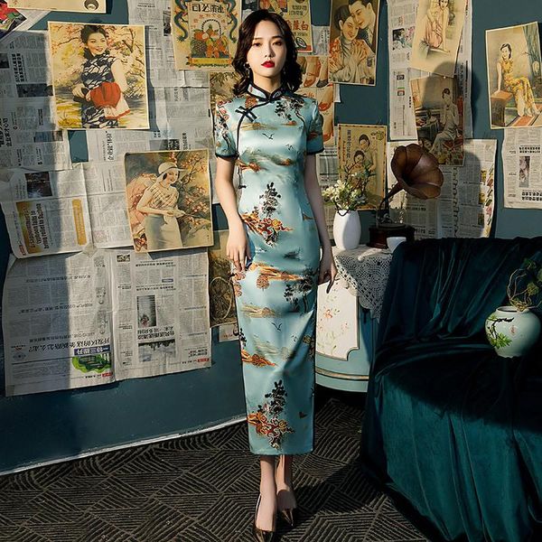 ethnic clothing women cheongsam high split qipao slim long formal party dress elegant chinese temperament daily dresses -4xl, Red
ethnic clothing women cheongsam high split qipao slim long formal party dress elegant chinese temperament daily dresses -4xl, Red