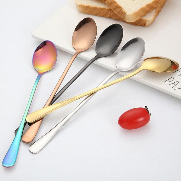 spoons stainless steel stirring spoon tea titanium-plated rose gold mug coffee pointed party tableware
spoons stainless steel stirring spoon tea titanium-plated rose gold mug coffee pointed party tableware
