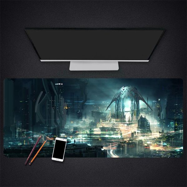 mouse pads & wrist rests large pad gaming waterproof non-slip rubber desk mat sci-fi future city mousepad with locking edge computer laptop
mouse pads & wrist rests large pad gaming waterproof non-slip rubber desk mat sci-fi future city mousepad with locking edge computer laptop