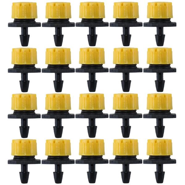 watering equipments 50-800pcs yellow 1/4'' adjustable irrigation drippers sprinklers emitter micro drip for 4/7mm hose system flow
watering equipments 50-800pcs yellow 1/4'' adjustable irrigation drippers sprinklers emitter micro drip for 4/7mm hose system flow