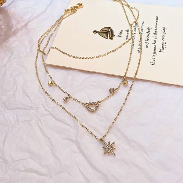 fashionable and eye-catching multi-layer zircon star awn necklace clavicle ins net red trend love neck chain female, Black
fashionable and eye-catching multi-layer zircon star awn necklace clavicle ins net red trend love neck chain female, Black