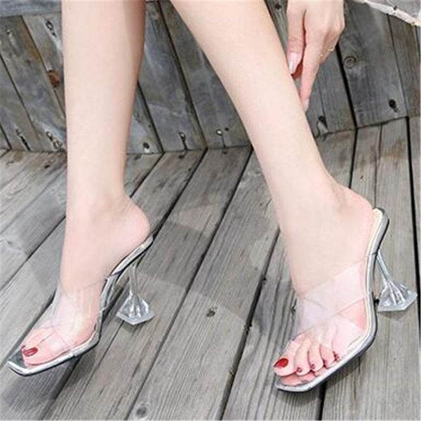 female summer crystal wear slippers women square head flip flops thick design high heel 9 cm catwalk slides plus size 35-46, Black
female summer crystal wear slippers women square head flip flops thick design high heel 9 cm catwalk slides plus size 35-46, Black