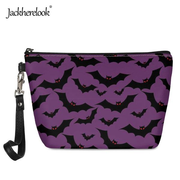 cosmetic bags & cases jackherelook halloween gift bat pattern womens bag female everyday pu leather make up for lady bolsa feminina
cosmetic bags & cases jackherelook halloween gift bat pattern womens bag female everyday pu leather make up for lady bolsa feminina