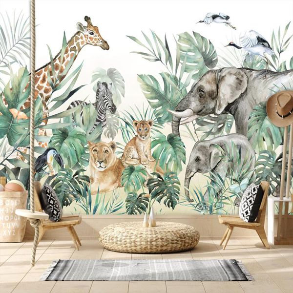 wallpapers 3d custom for living room kids cartoon jungle animal lions murals walls paper in rolls bathroom removable home decors
wallpapers 3d custom for living room kids cartoon jungle animal lions murals walls paper in rolls bathroom removable home decors