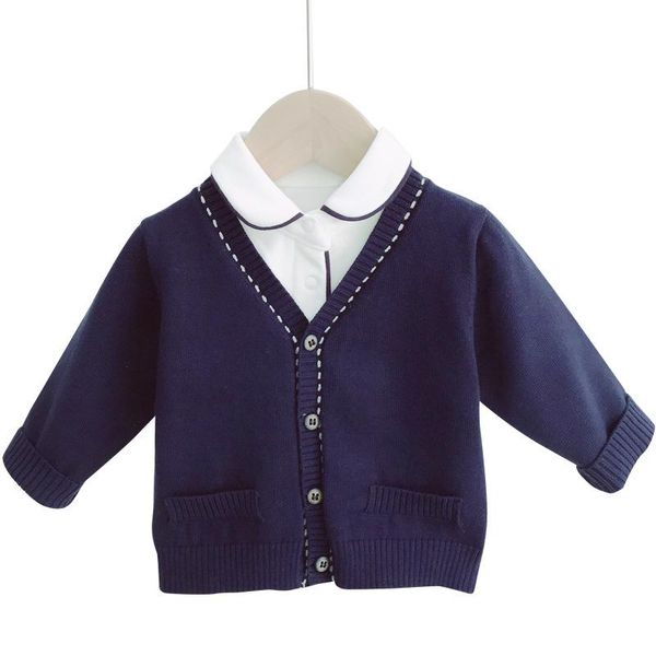 pullover autumn winter boy baby knitted clothes infant sweater open stitch v-neck long sleeve toddler coat casual clothing for kids 2021, Blue
pullover autumn winter boy baby knitted clothes infant sweater open stitch v-neck long sleeve toddler coat casual clothing for kids 2021, Blue