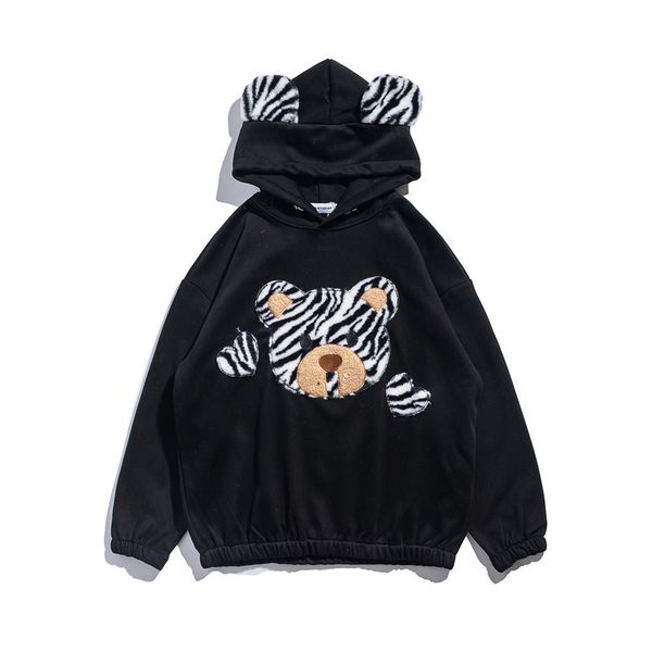 men's jackets autumn winter cartoon bear embroidery hoodie men women streetwear hiphop loose velvet pullover hooded sweatshirt jacket m, Black;brown
men's jackets autumn winter cartoon bear embroidery hoodie men women streetwear hiphop loose velvet pullover hooded sweatshirt jacket m, Black;brown