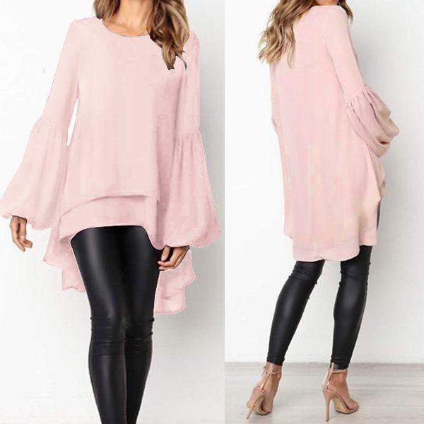 blouses fashion puff sleeve women's asymmetrical blouse 2021 elegant layered female casual blusas plus size tunic, White
blouses fashion puff sleeve women's asymmetrical blouse 2021 elegant layered female casual blusas plus size tunic, White