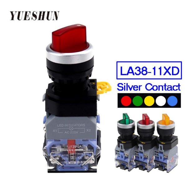 smart home control 1pcs rotary push button switch with ligh 22mm 2 position 3 latching led knob switches red green head la38-11xd/2
smart home control 1pcs rotary push button switch with ligh 22mm 2 position 3 latching led knob switches red green head la38-11xd/2