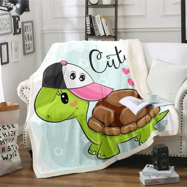 Kids Cartoon Sherpa Blanket Tortoise Flannel Blanket Cute Sea Turtle Reptile Bed Blanket, Marine Life Animal Throw Blanket for
Kids Cartoon Sherpa Blanket Tortoise Flannel Blanket Cute Sea Turtle Reptile Bed Blanket, Marine Life Animal Throw Blanket for