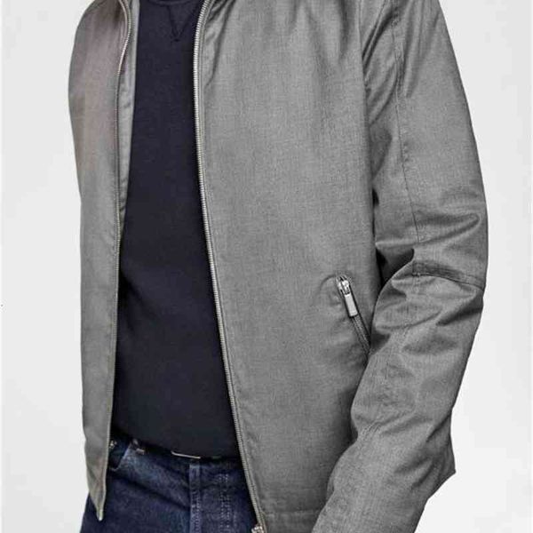 casual jacket zipper fly mens slim coats mens designer luxury jacket fashion long sleeve stand collar, Black;brown 
casual jacket zipper fly mens slim coats mens designer luxury jacket fashion long sleeve stand collar, Black;brown