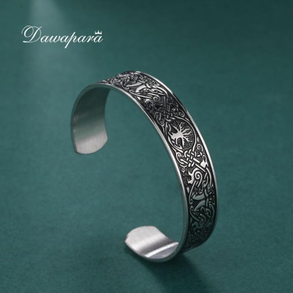 bangle dawapara viking tree of life vintage men bracelet nordic ancient celtics jewelry stainless steel cuff bangles, Black
bangle dawapara viking tree of life vintage men bracelet nordic ancient celtics jewelry stainless steel cuff bangles, Black
